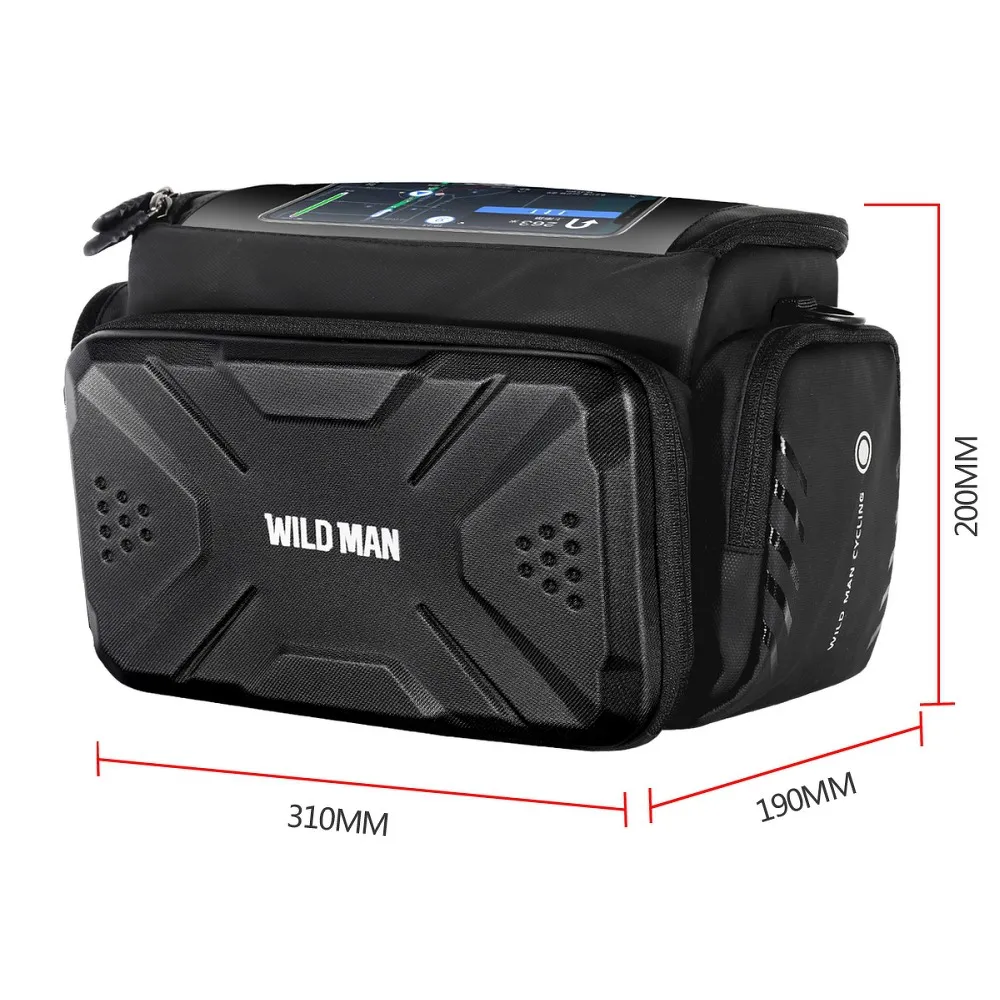WILDMAN 4L Tasche mit Lenkerabdeckung Ninebot Xiaomi Soflow Viron Denver uvm - 3PScooters Elektro Scooter Zubehör - Ersatzteile - Reparatur