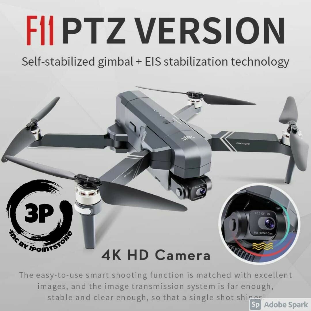 SJRC F11 4K PRO RC Drohne mit Kamera 4K 2