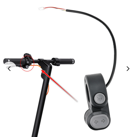 Ninebot F2 Pro Original Blinkschalter mit Hupe