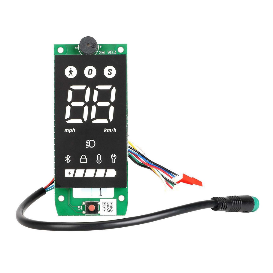 Xiaomi 4 Lite 2 Gen Dashboard Display