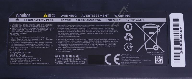 Ninebot E3 Pro Original Akku GLO E3 PRO