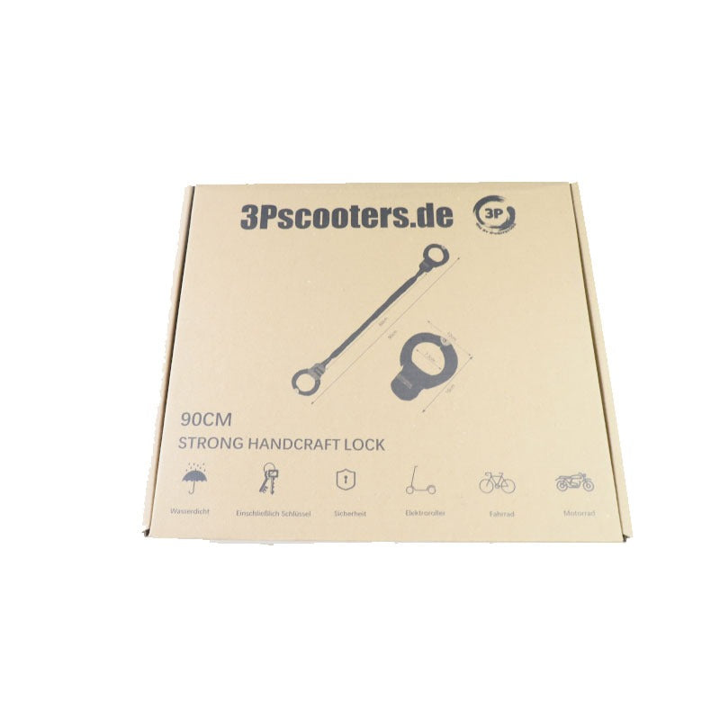 Handschellen-Schloss mit Schlüssel für Ninebot G30D Max, F20, F30, F40, ES, E22, E25, E45