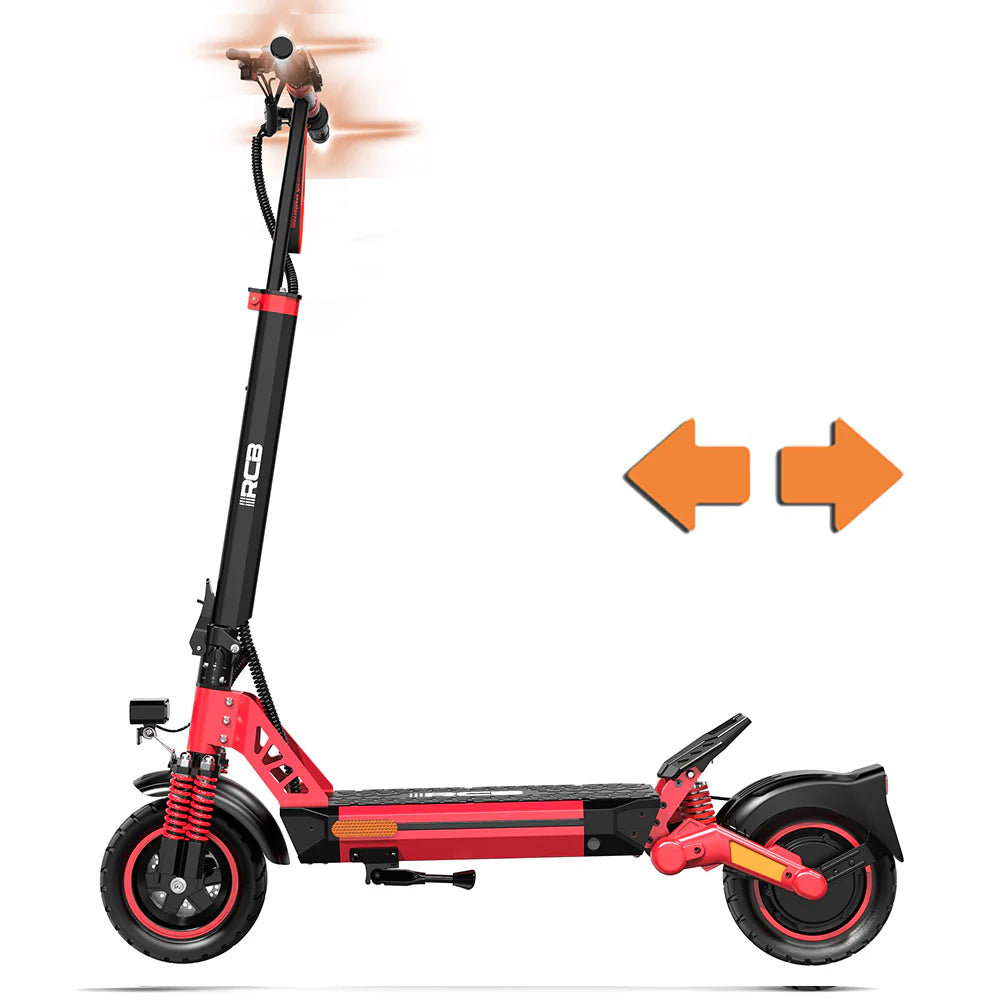 RCB D5 ABE Ultra Elektroroller(RCB D5 Ultra NFC+Blinker) 20.8 Ah Rot