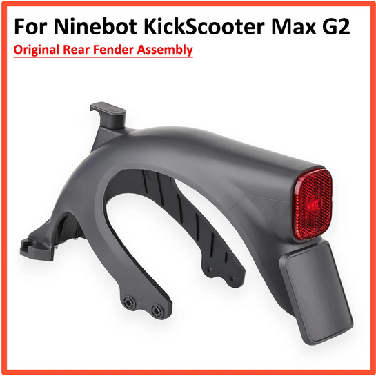 Original Ninebot G2 Max G65 Kotflügel mit Licht Kennzeichen Halter Rear Fender Assembly Talight