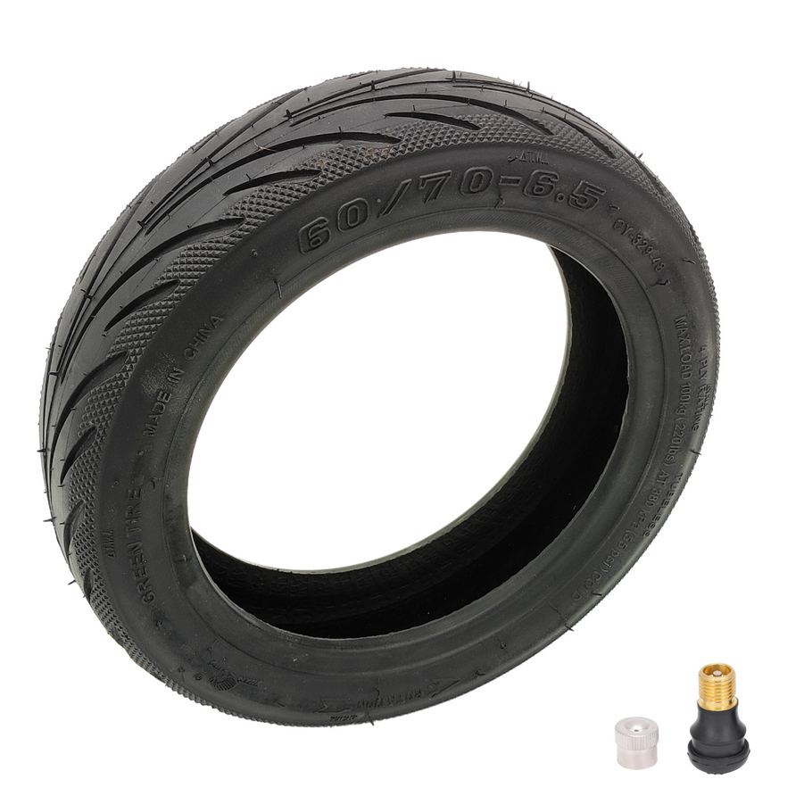 Dualtron New Tubeless Reifen 10x2.5 (60/70-6.5) + Ventil Pannenschutz