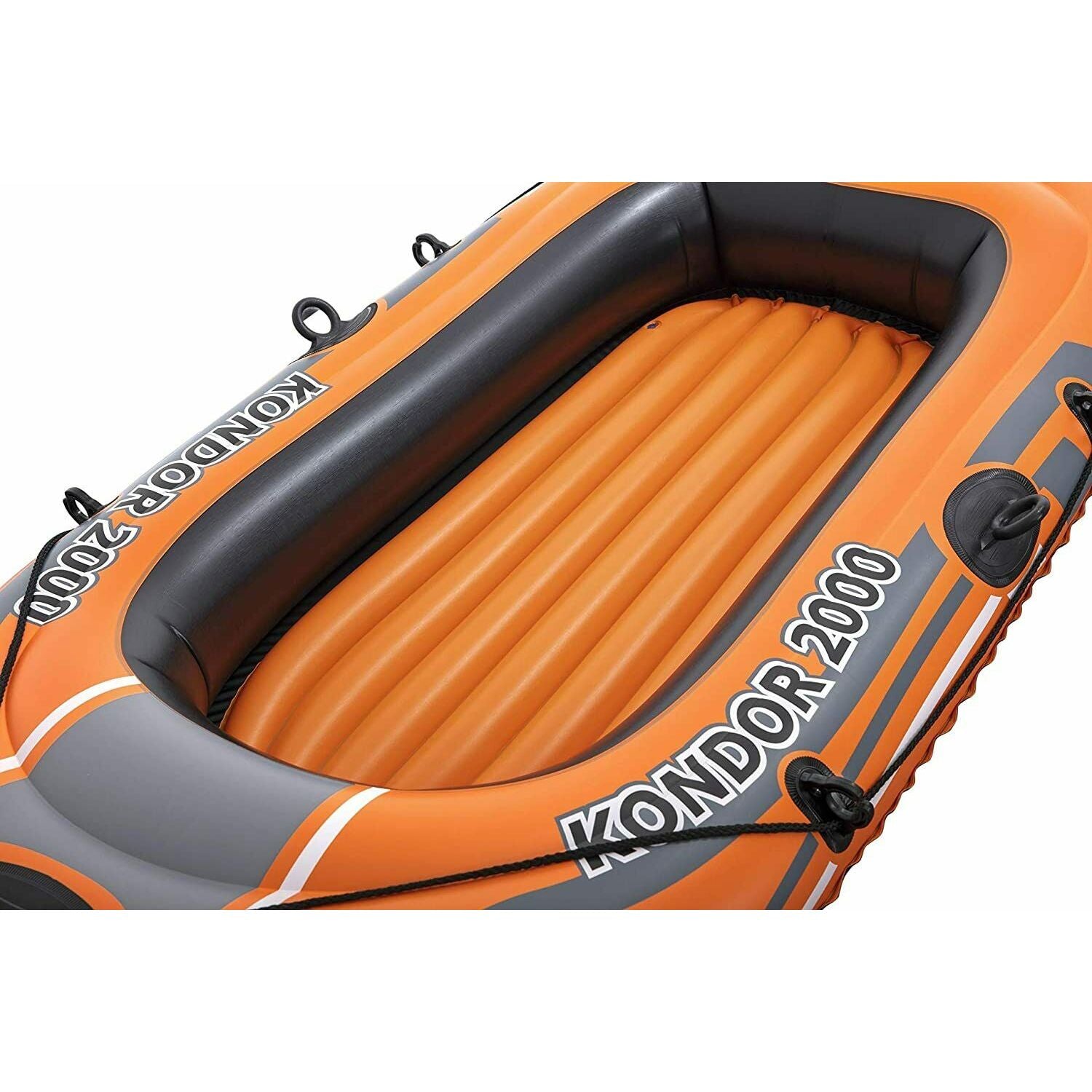 Bestway® Schlauchboot Paddelboot Set 2 Paddeln + Pumpe Kondor 2000 Länge